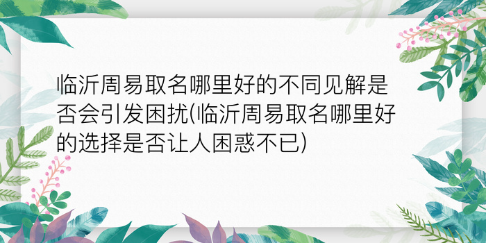 男孩辰字起名游戏截图