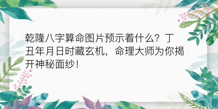 八字算命步骤详解游戏截图