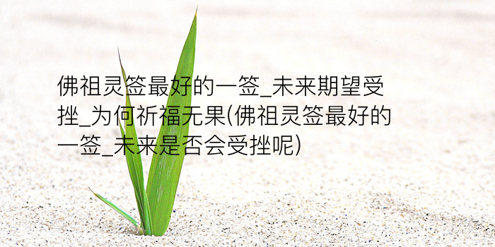 财神灵签44签游戏截图