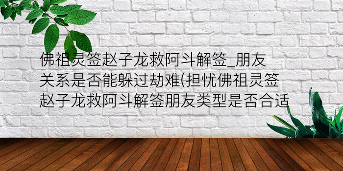 黄大仙灵签32游戏截图