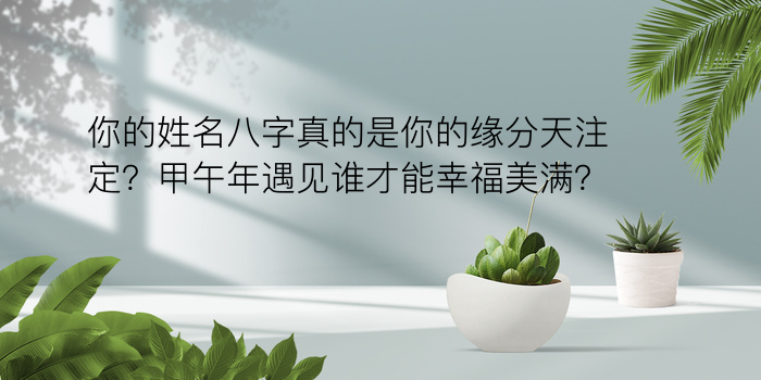 算命八字婚姻配对游戏截图