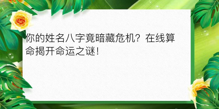 2021八字运程游戏截图