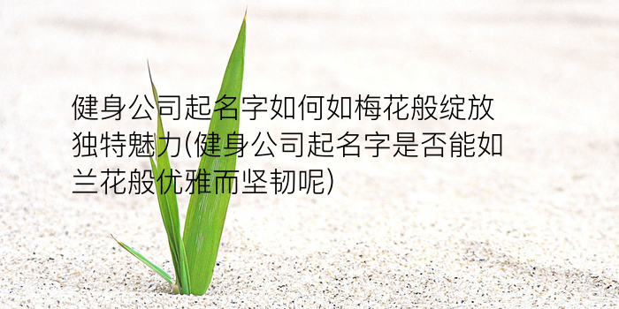 陪诊公司起名游戏截图