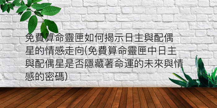 算命免费网站游戏截图