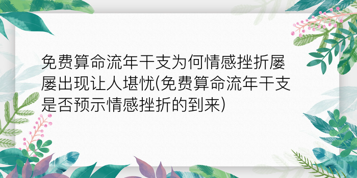 姓名算命测试游戏截图