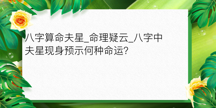 运程2021八字游戏截图