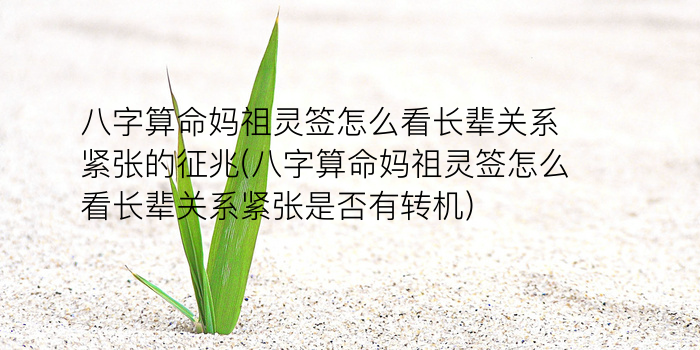 吕祖灵签70签游戏截图