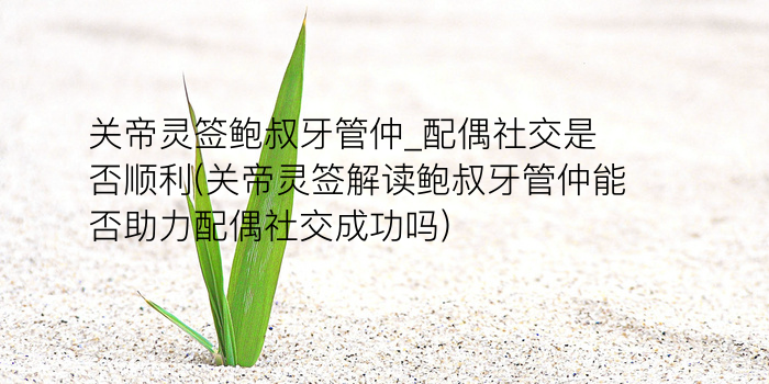 吕祖灵签咋分上中下签游戏截图