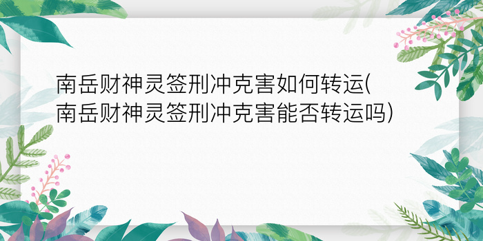 二零二算运网