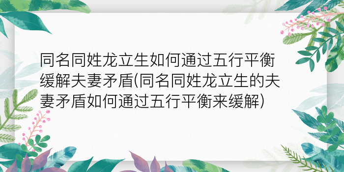 二零二算运网