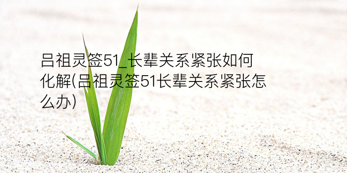 月老灵签69签求复合游戏截图