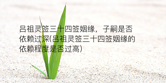 玉帝灵签七十签游戏截图