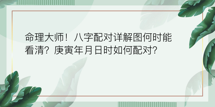 八字算命准的网站游戏截图