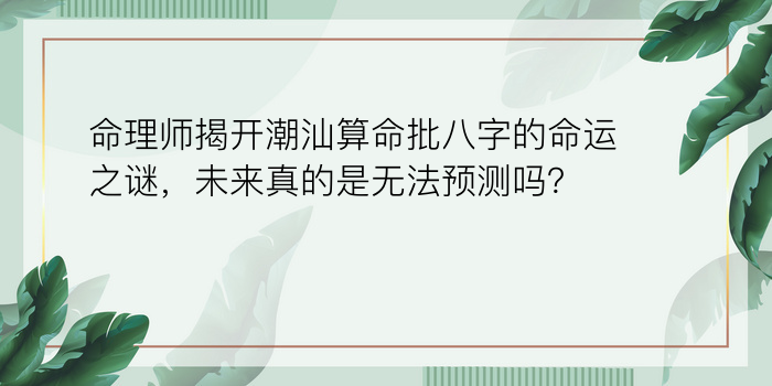 免费八字运程游戏截图