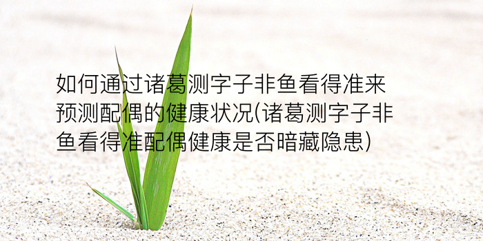 算命测字游戏截图