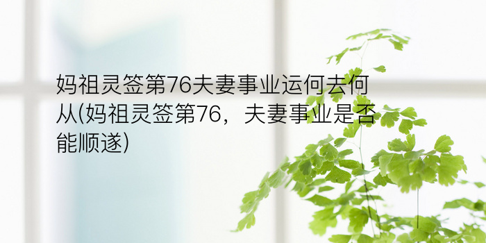 月老灵签17游戏截图