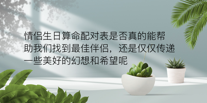 姓名生日缘分配对游戏截图