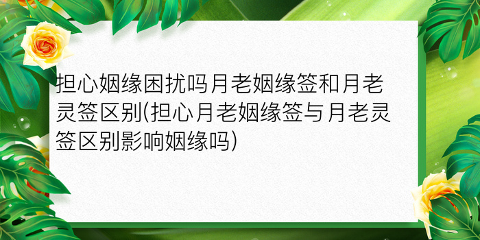 月老灵签81签解签游戏截图