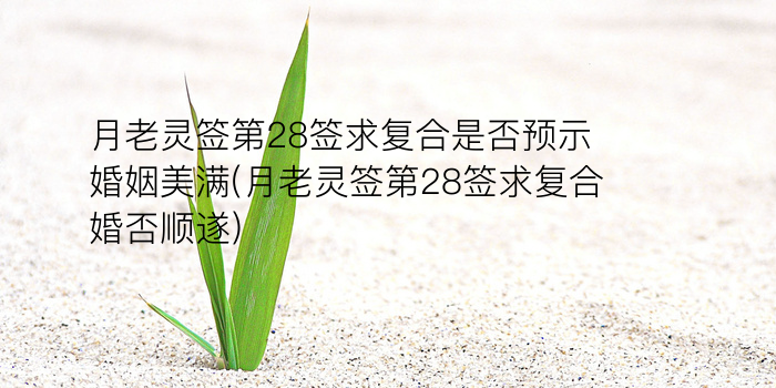 护海妈祖灵签41游戏截图