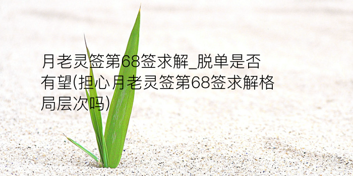 佛祖灵签48游戏截图