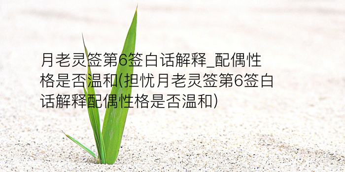 关帝灵签29游戏截图