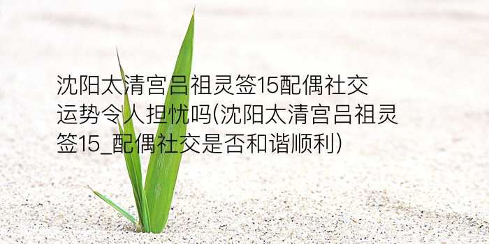 黄大仙十七签解签游戏截图