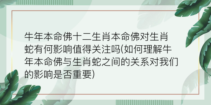 属蛇本命年游戏截图