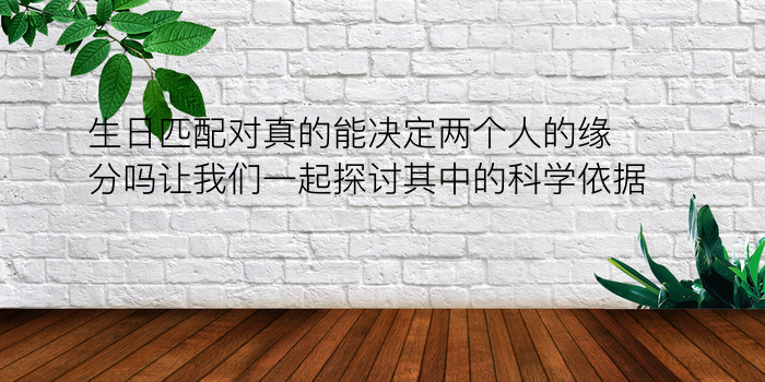 生日匹配对真的能决定两个人的缘分吗让我们一起探讨其中的科学依据