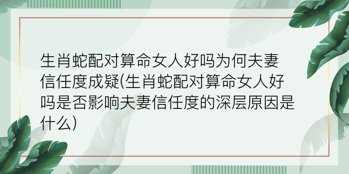 十二生肖算命表大全图解游戏截图