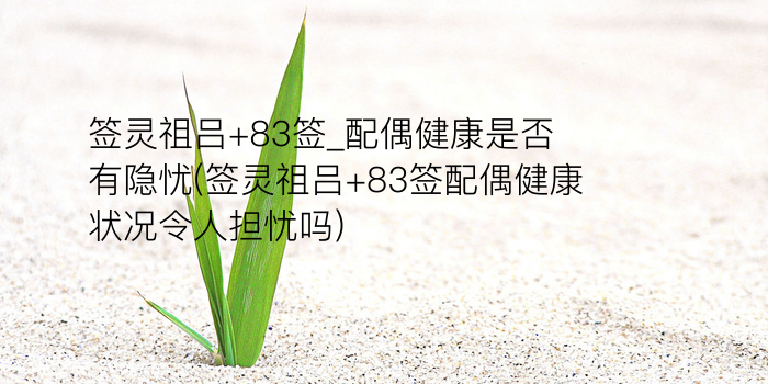 玉帝灵签65签游戏截图