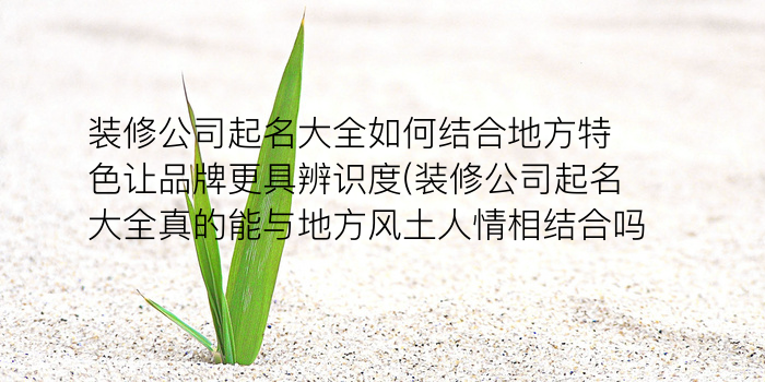 娱乐公司起名游戏截图