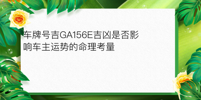 怎么算车牌号码吉凶游戏截图