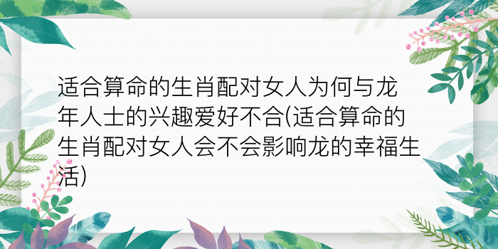 本命年好吗游戏截图